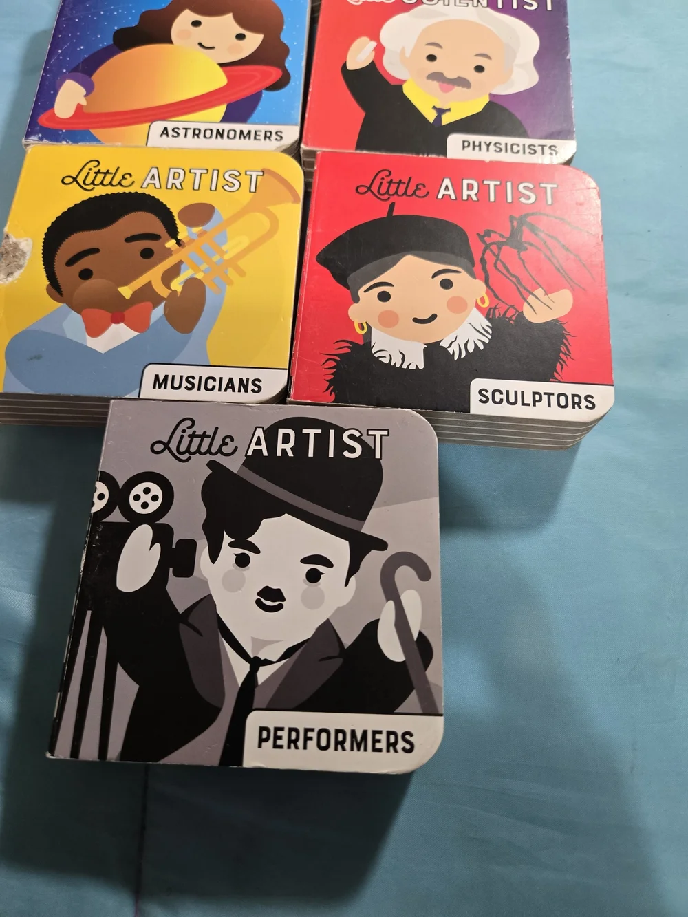 Little Artist & Little Scientist Board Book Set - Colorful Kids Learning Pack